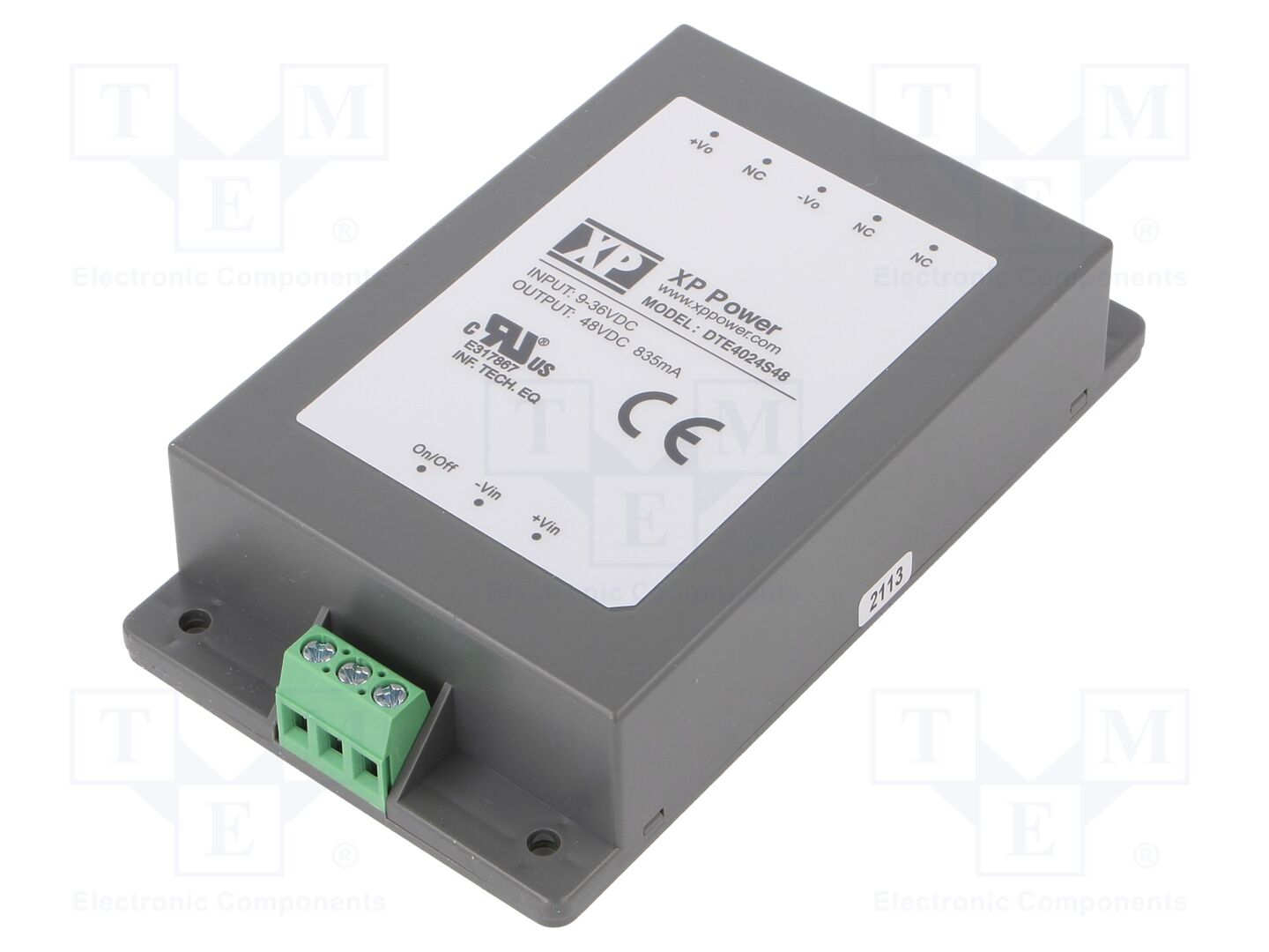 XP POWER DTE4024S48 DC/DC-muunnin 40W