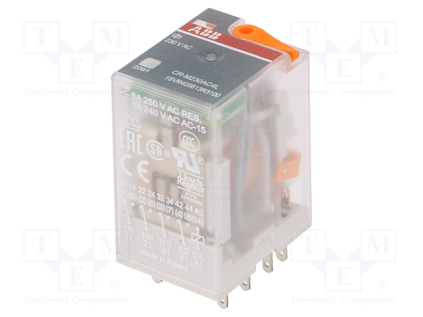 ABB CR-M230AC4L Sähkömagneettinen rele 230VAC