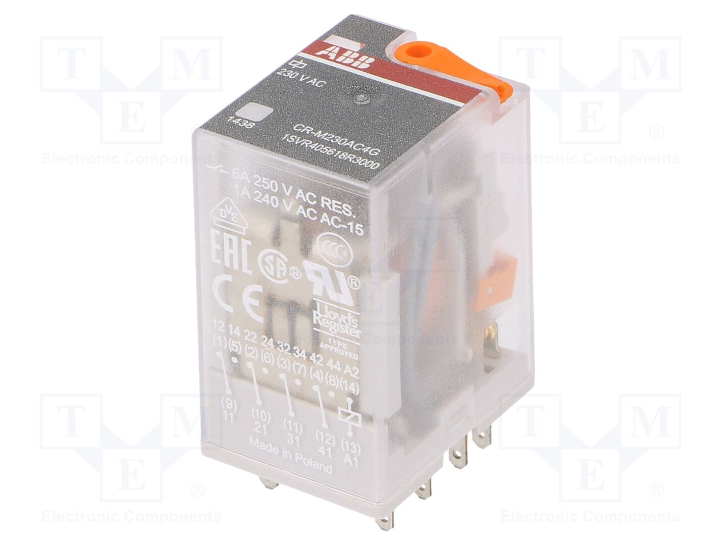 ABB CR-M230AC4G Sähkömagneettinen rele 230VAC