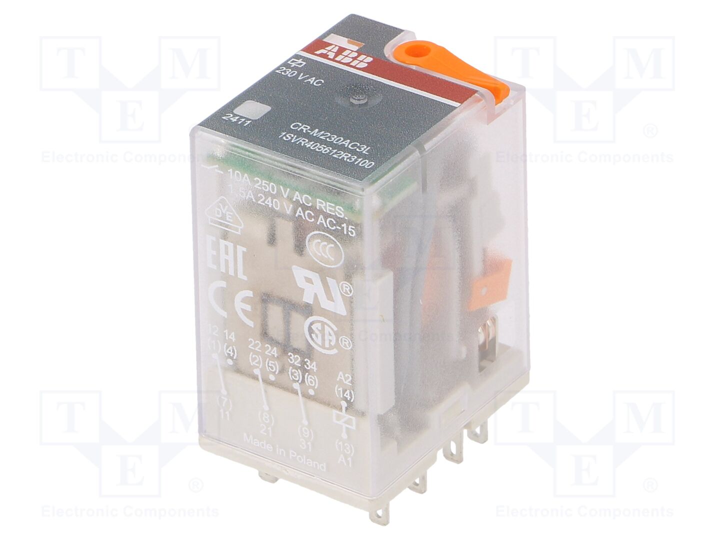 ABB CR-M230AC3L Sähkömagneettinen rele 230VAC