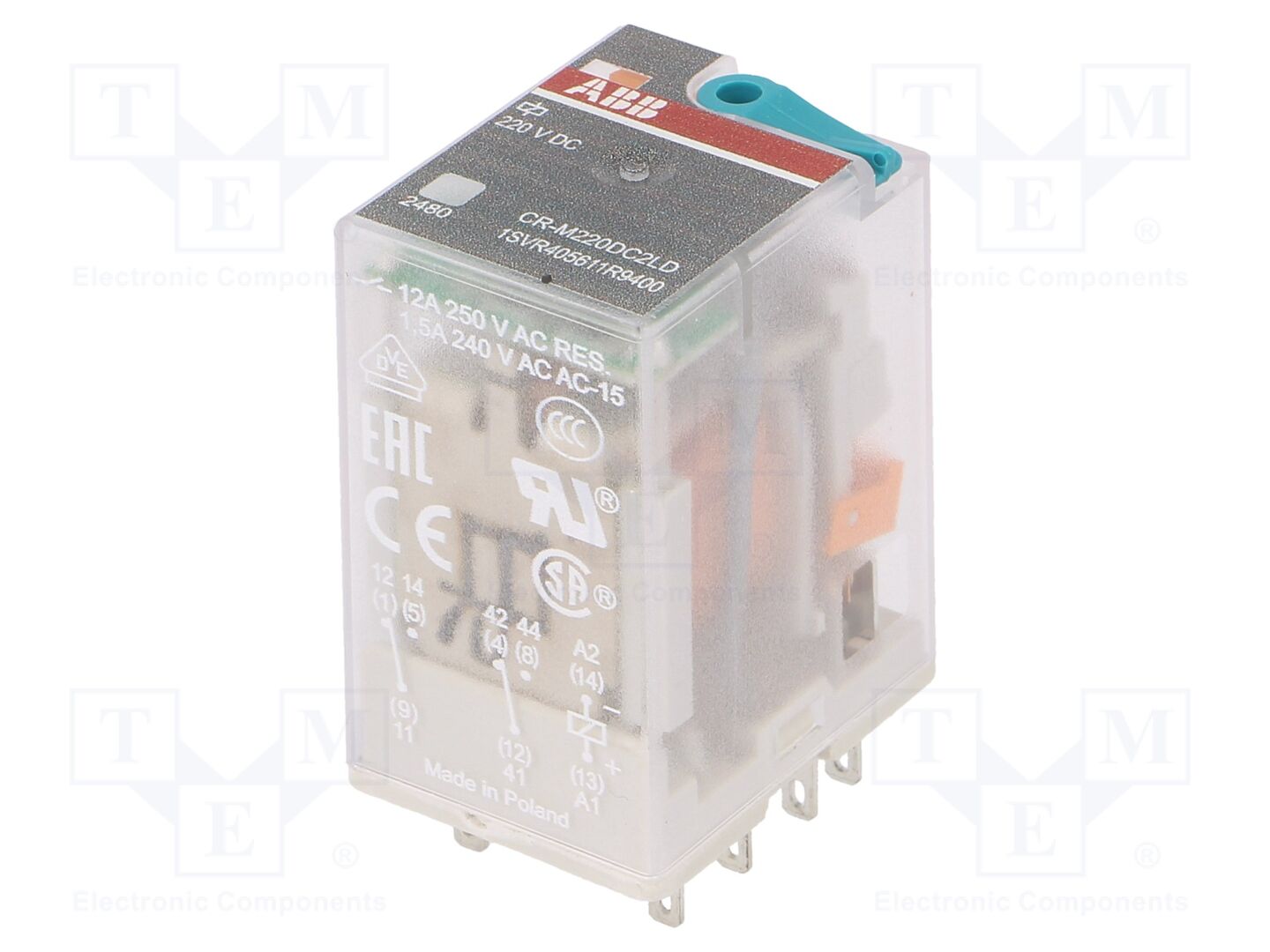 ABB CR-M220DC2LD Sähkömagneettinen rele 220VDC