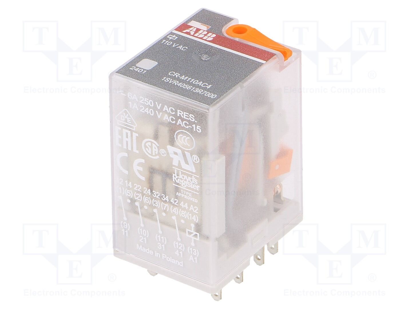 ABB CR-M110AC4 Sähkömagneettinen rele 110VAC