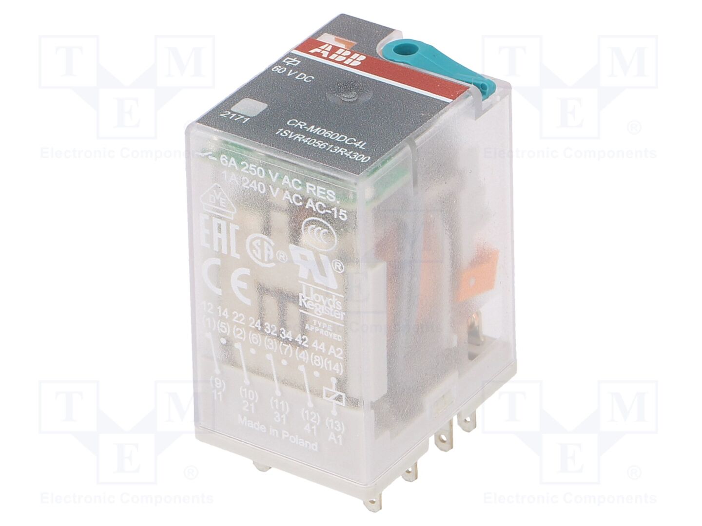 ABB CR-M060DC4L Sähkömagneettinen rele 60VDC