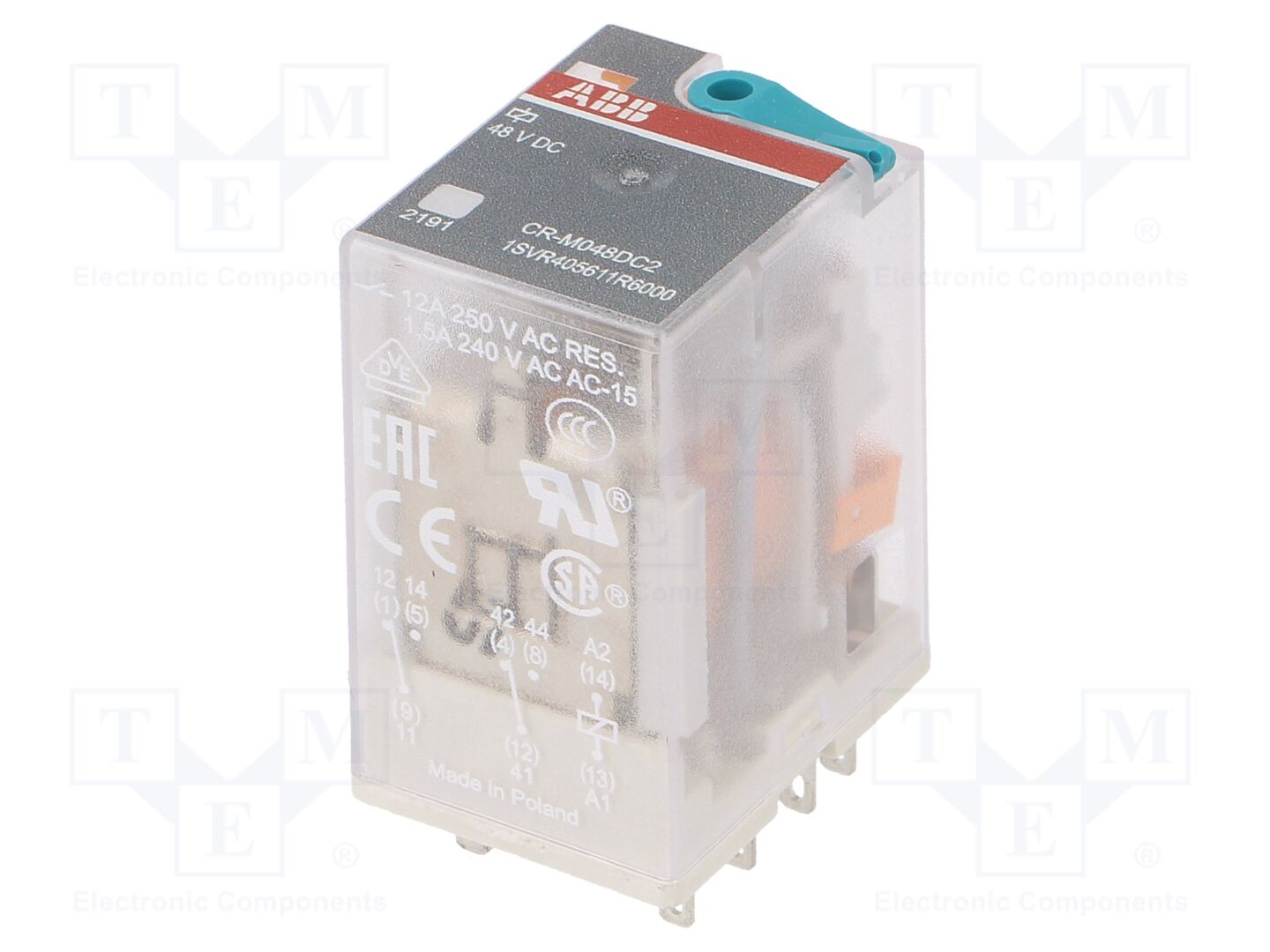 ABB CR-M048DC2 Sähkömagneettinen rele 48VDC