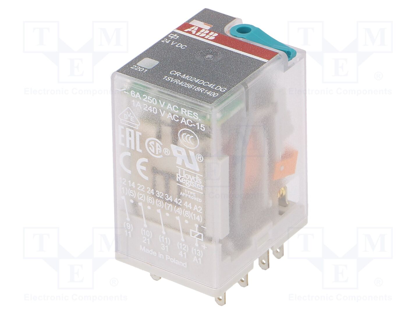ABB CR-M024DC4LDG Sähkömagneettinen rele 24VDC
