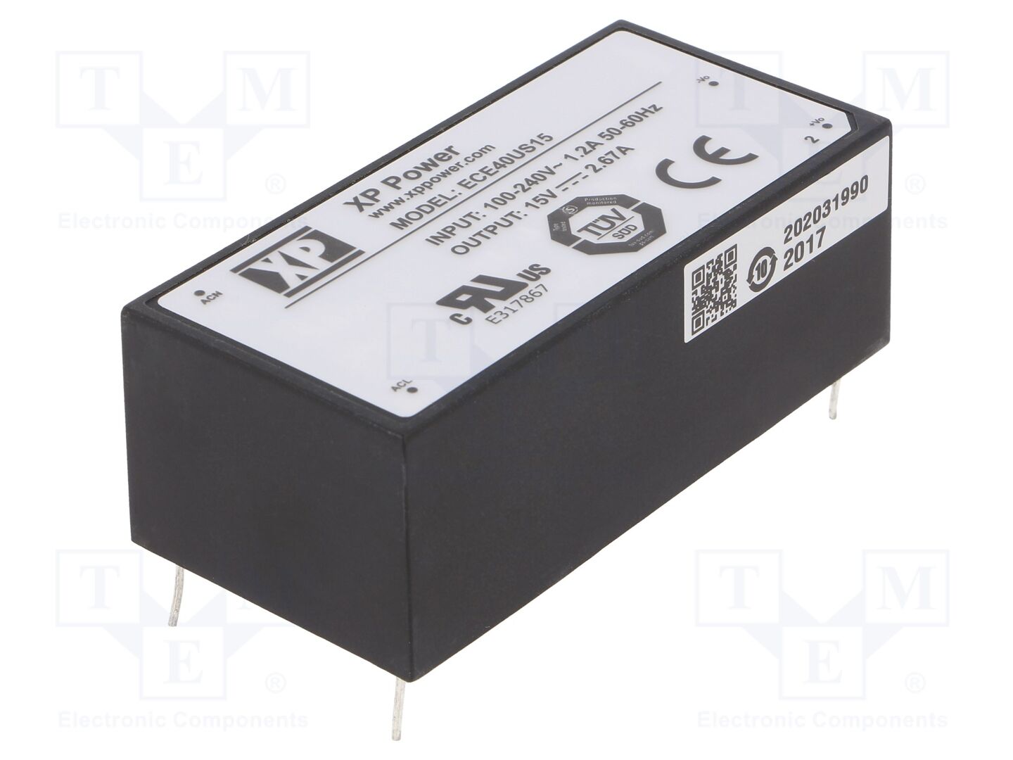 XP POWER ECE40US15 AC/DC-muunnin 40W