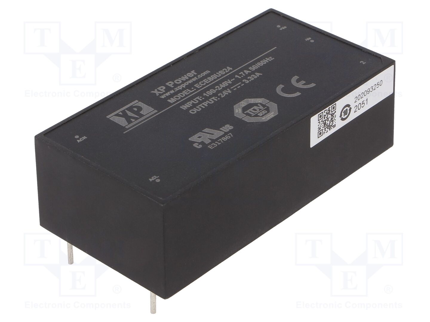 XP POWER ECE80US24 AC/DC-muunnin 80W