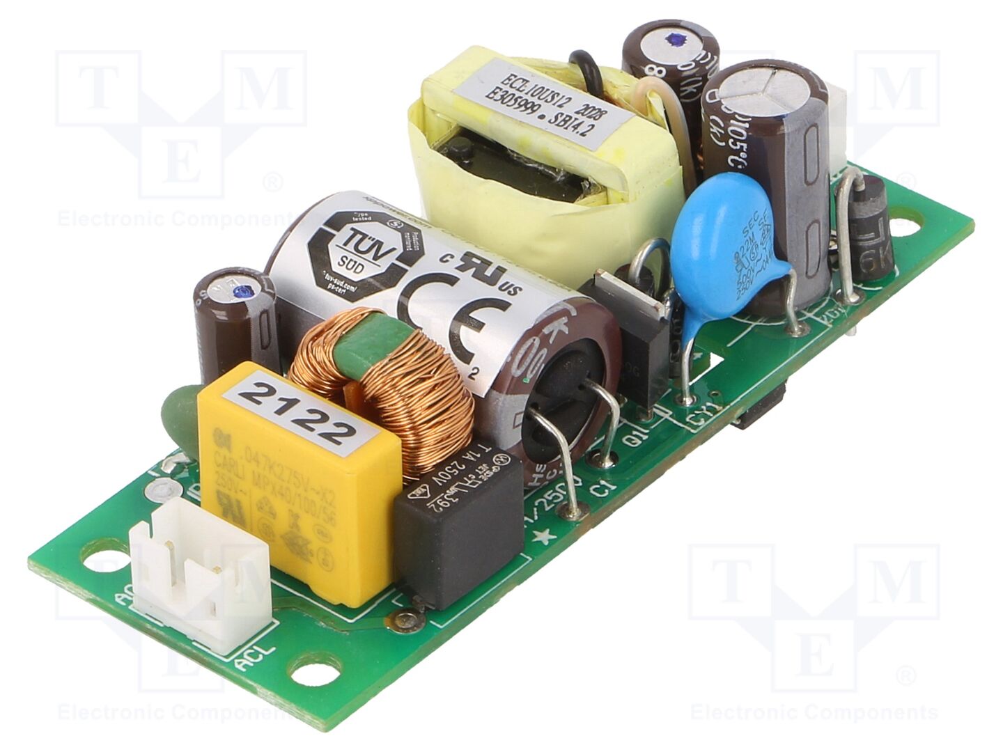 XP POWER ECL10US12-T Avoin kytkinlähde 10W 85-264VAC