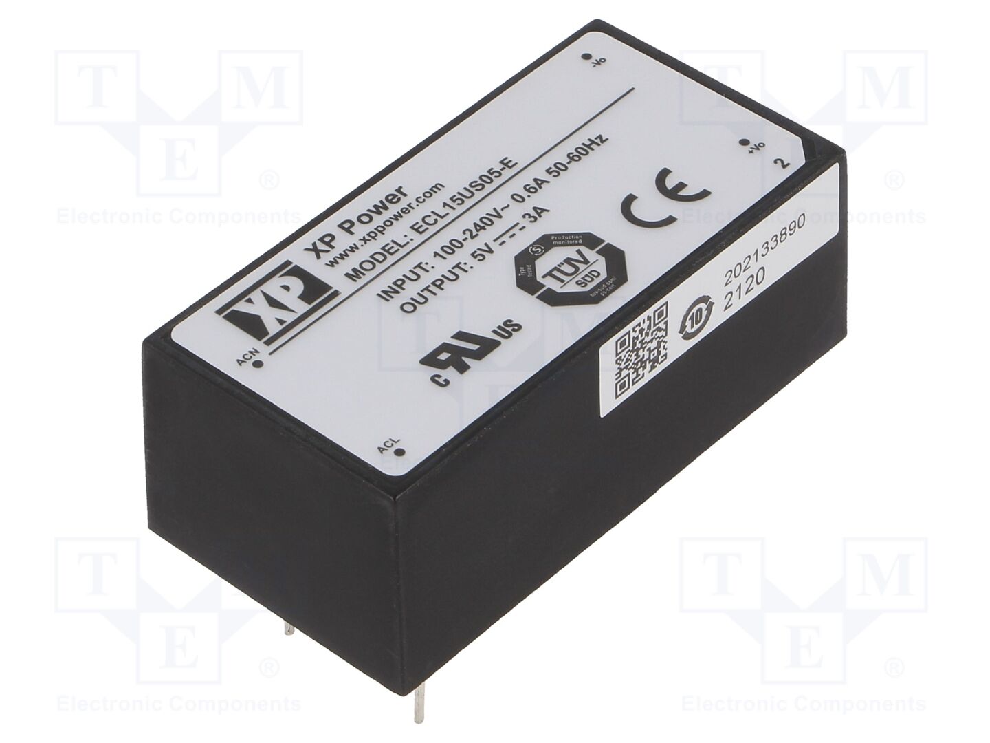 XP POWER ECL15US05-E AC/DC-muunnin 15W
