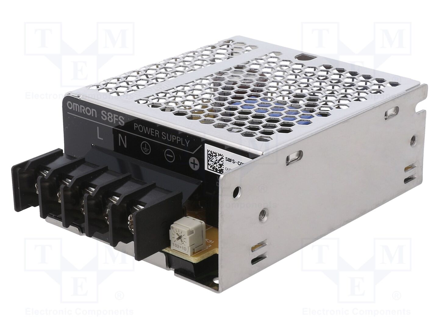 OMRON S8FS-C02505J Sisäänrakennettu kytkentävirtalähde 25W 5VDC 5A
