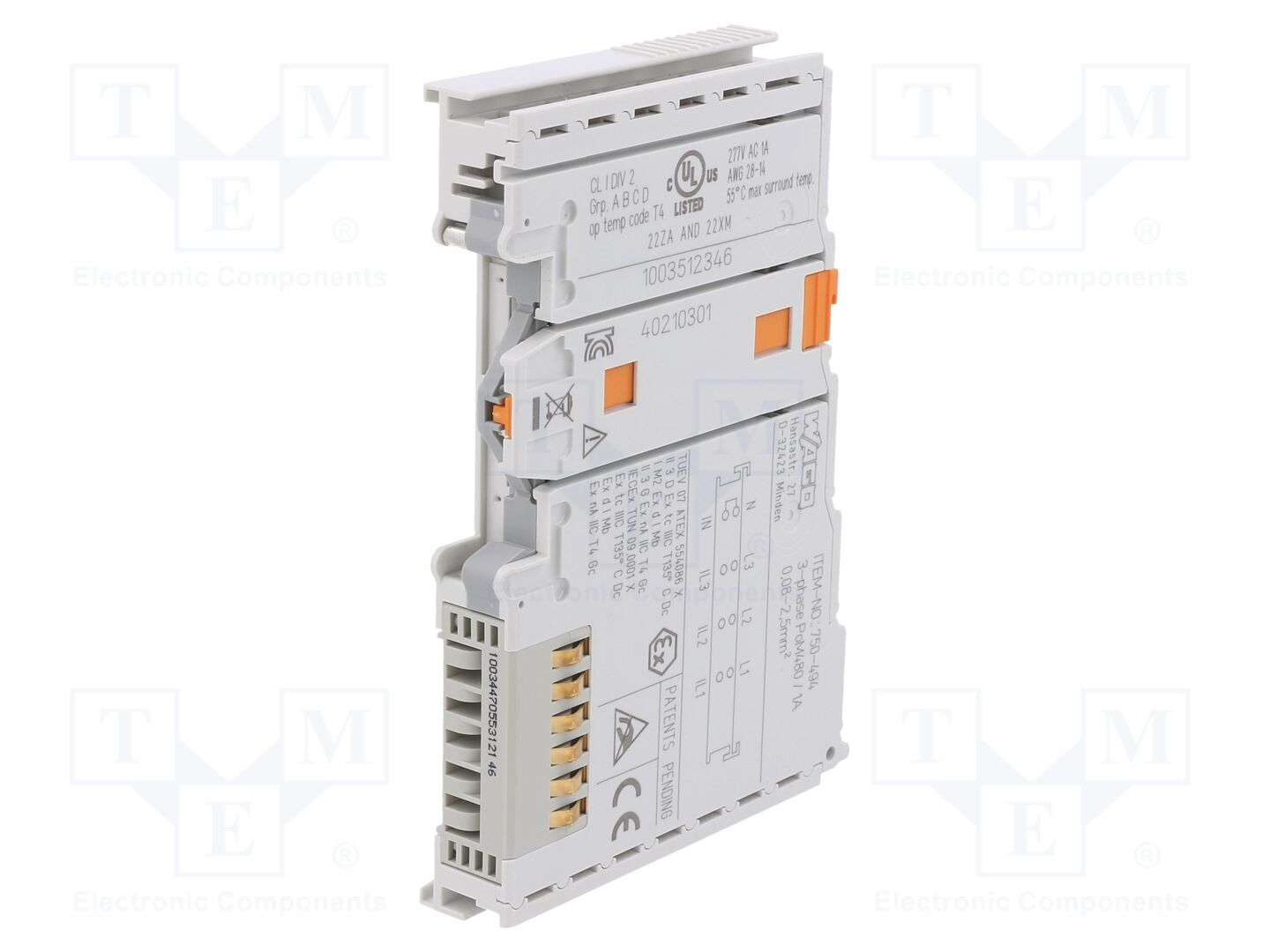 WAGO 750-494 I/O-moduuli IP20