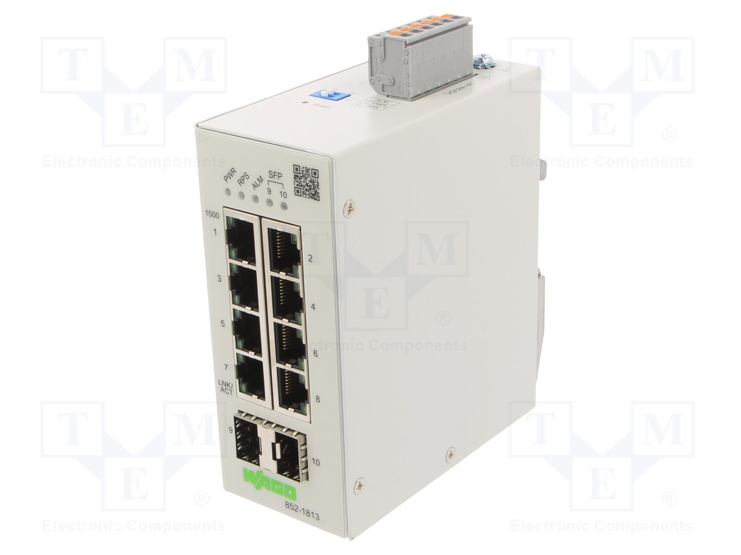WAGO 852-1813 Automaatiomoduuli switch Ethernet 10 porttia