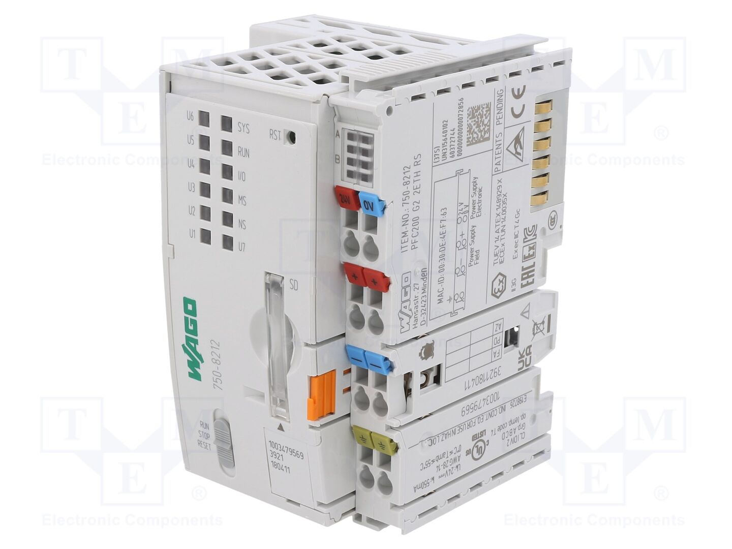 WAGO 750-8212 PLC ohjelmoitava ohjain 24VDC
