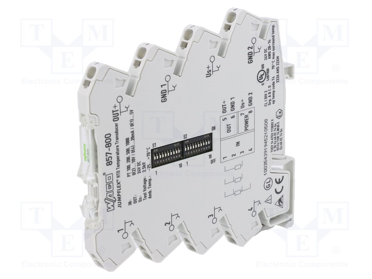 WAGO 857-800 Lämpötilamuunnin 24VDC