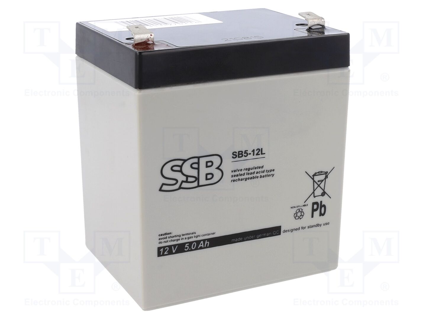 SSB ACCU-HP5-12/SL Happokenno 12V 5Ah AGM