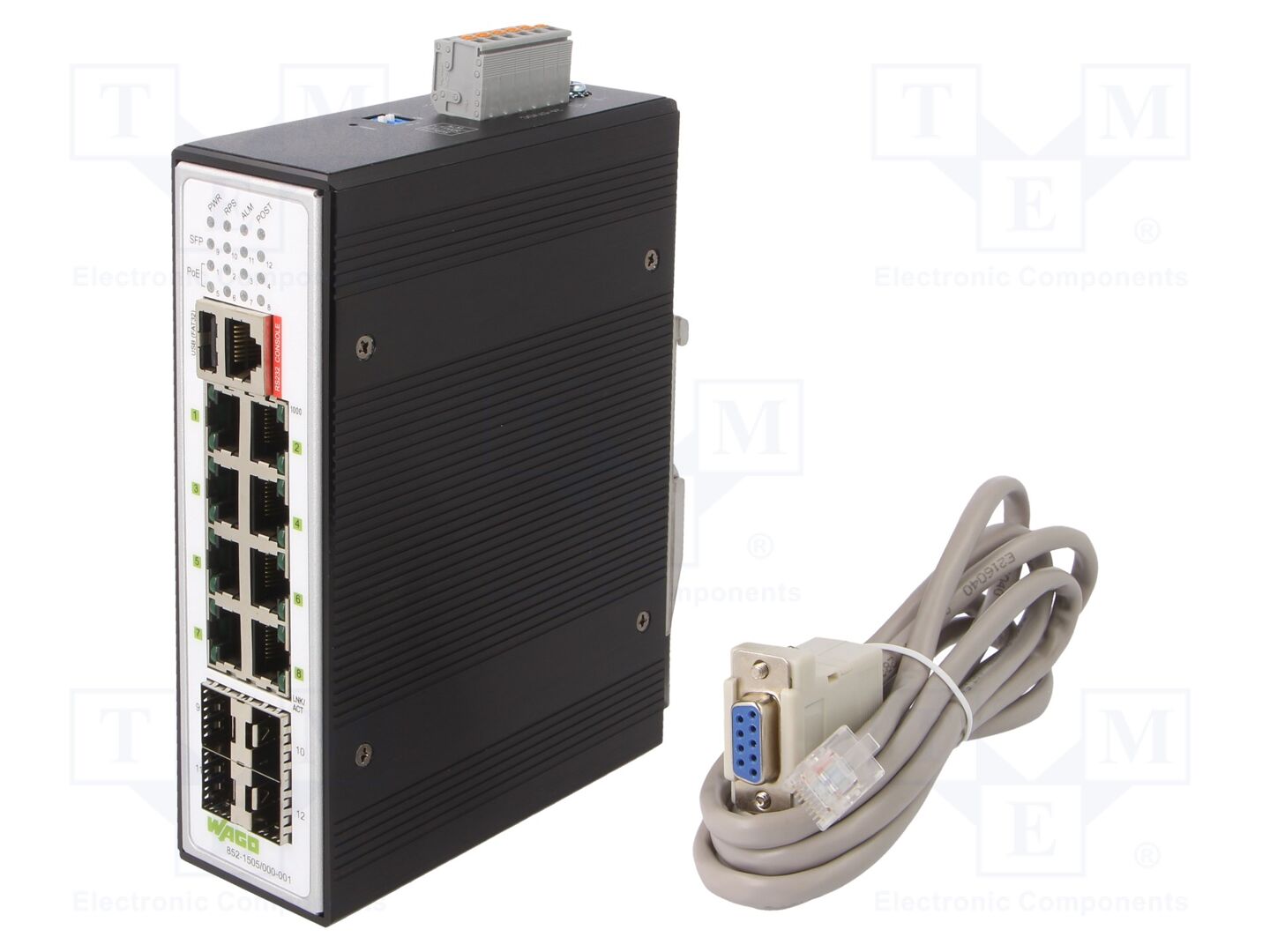 WAGO 852-1505/000-001 Automaatiomoduuli switch Ethernet 12 porttia