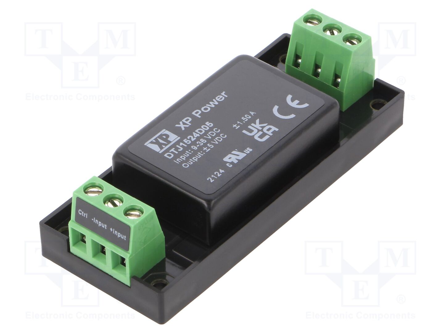 XP POWER DTJ1524D05 DC/DC-muunnin 15W