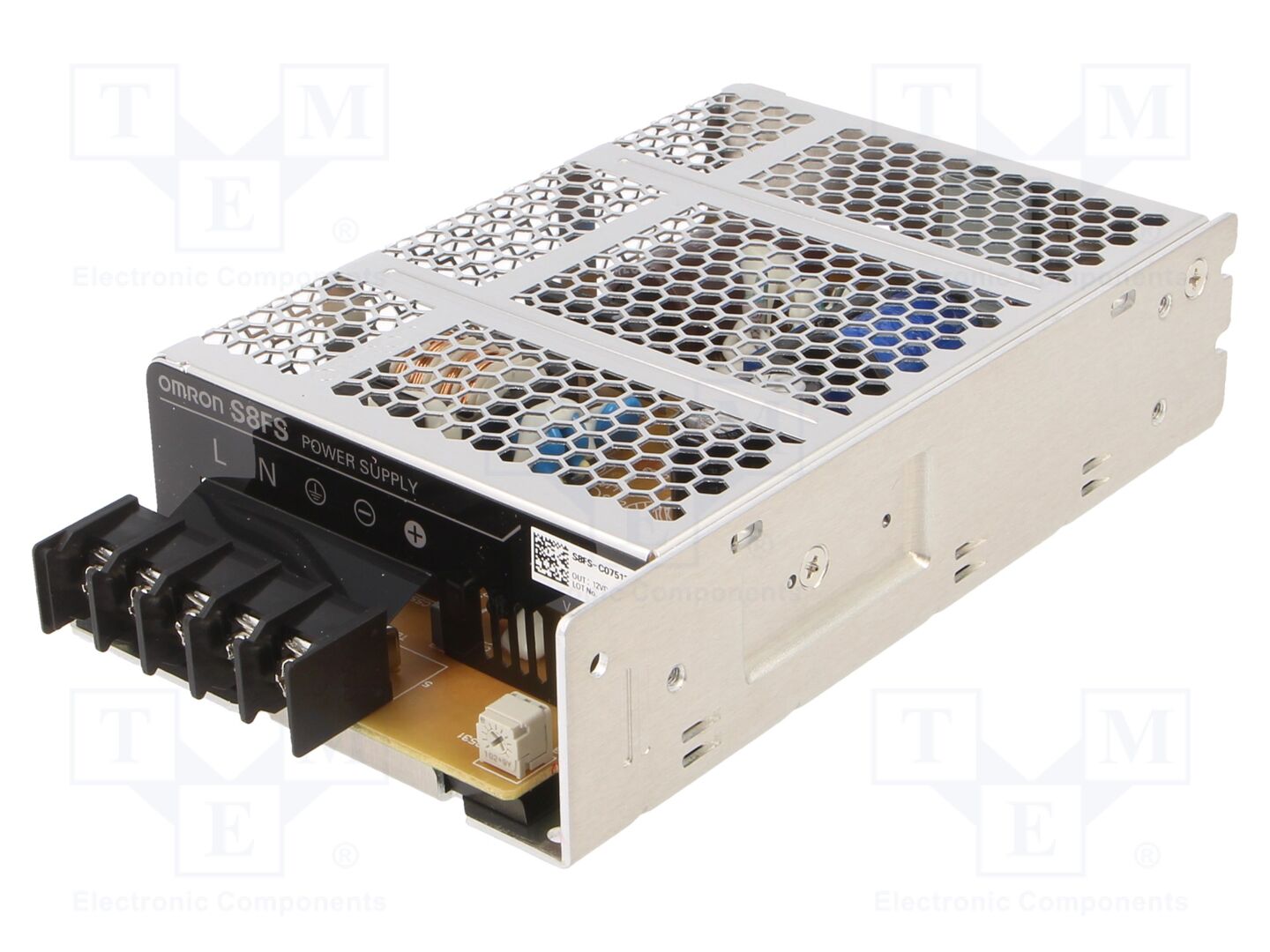 OMRON S8FS-C07512J Sisäänrakennettu kytkentäsähkölaite 75W 12VDC 6.2A