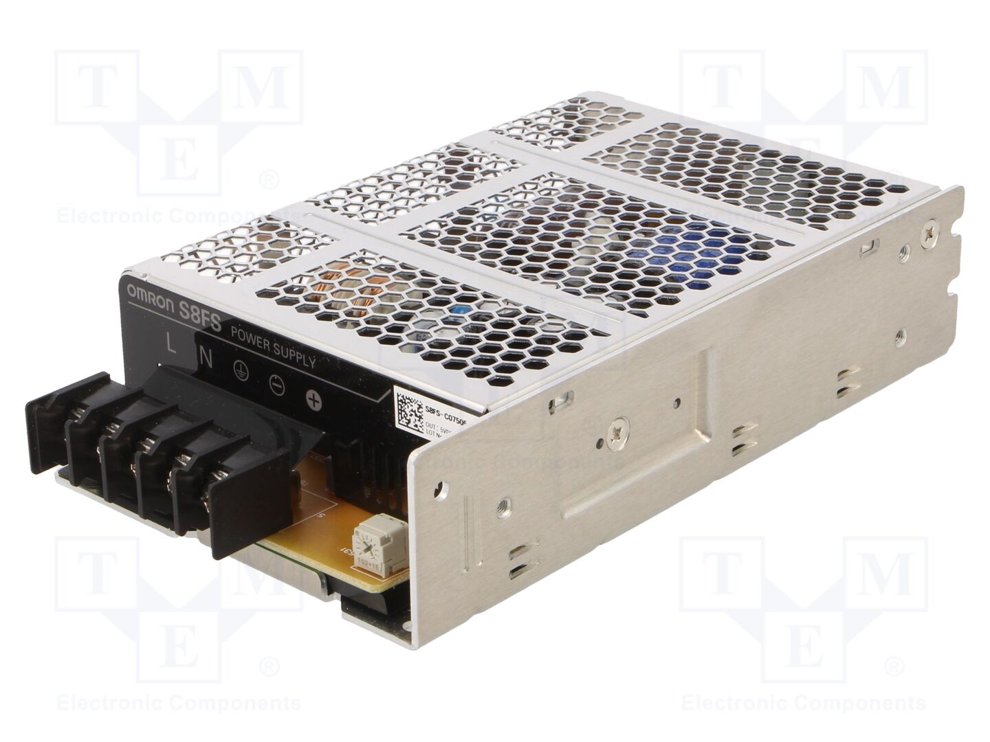 OMRON S8FS-C07505J Sisäänrakennettu kytkentävirtalähde 75W 5VDC 14A