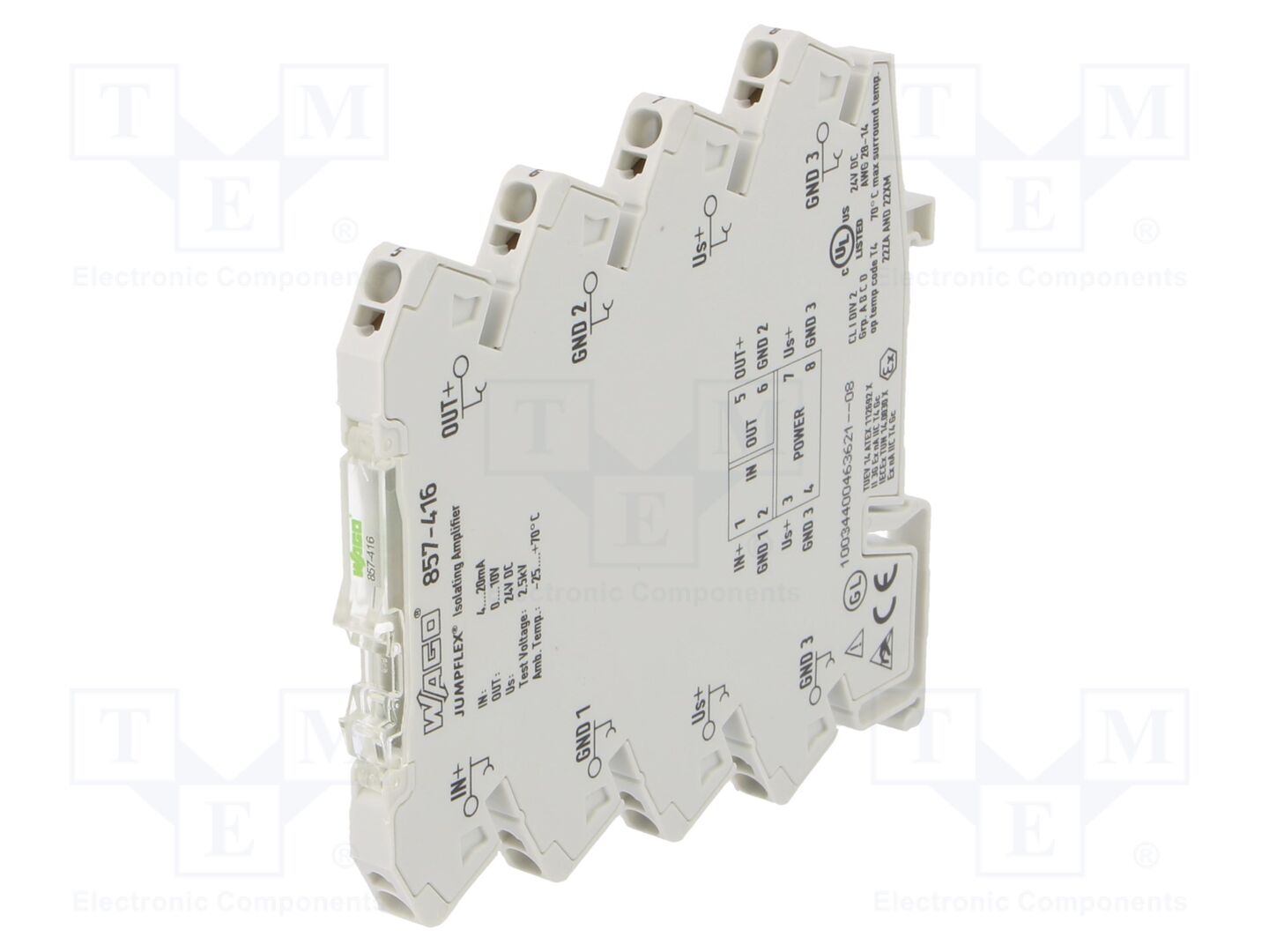 WAGO 857-416 Signaalierotin/vahvistin DIN-kiskoasennus