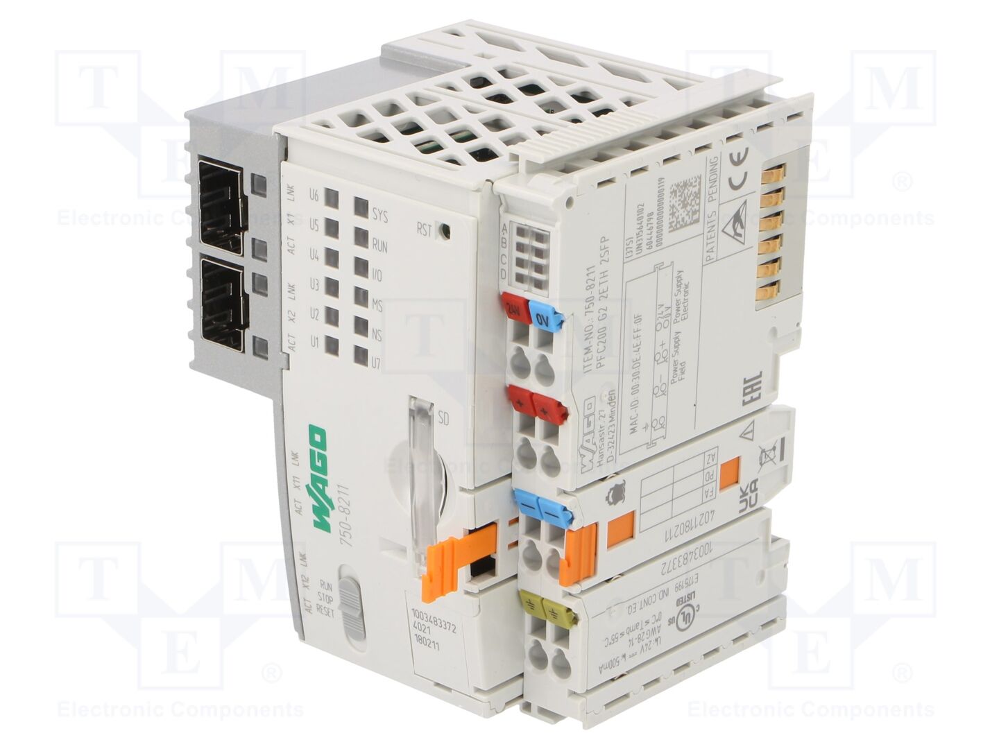 WAGO 750-8211 Ohjelmoitava logiikkaohjain 24VDC