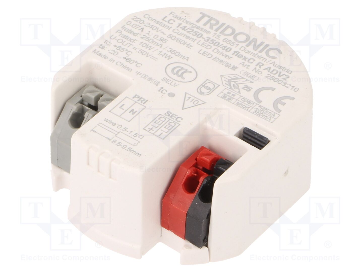 TRIDONIC LC 14W 250-350MA FLEXC R ADV2 LED-virtalähde 24-40VDC