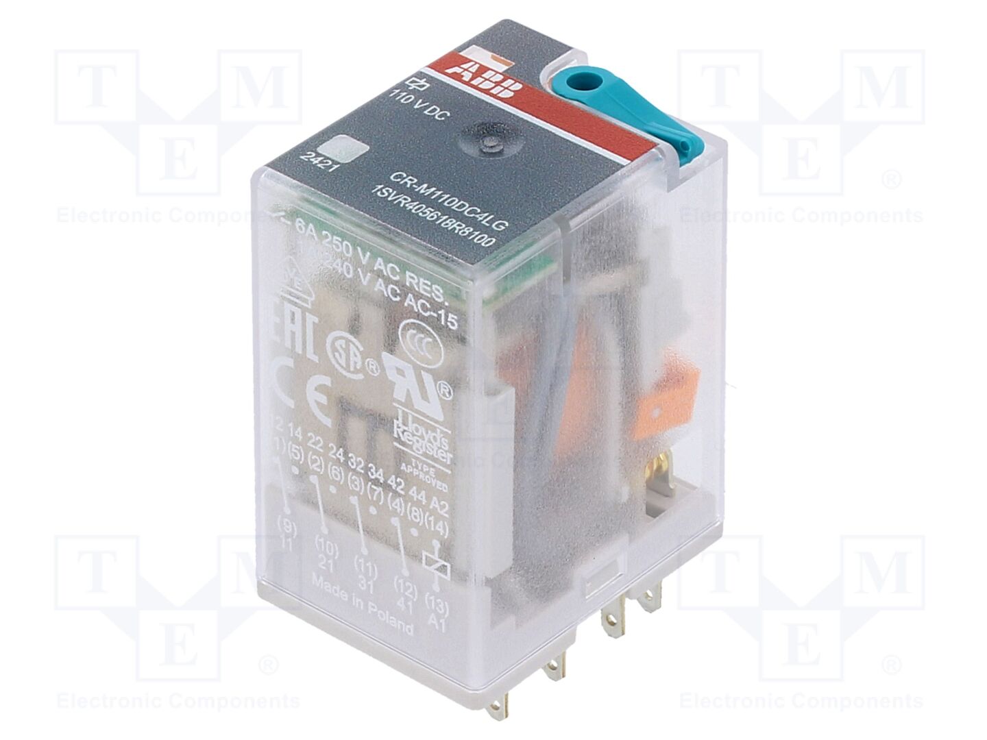 ABB CR-M110DC4LG Sähkömagneettinen rele 110VDC