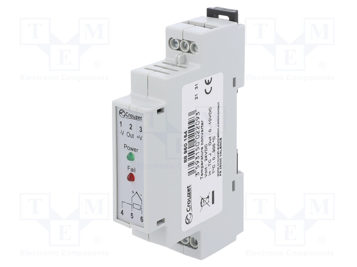 CROUZET 88950154 Lampunmuunnin tai Lämpötilamuunnin 24VDC