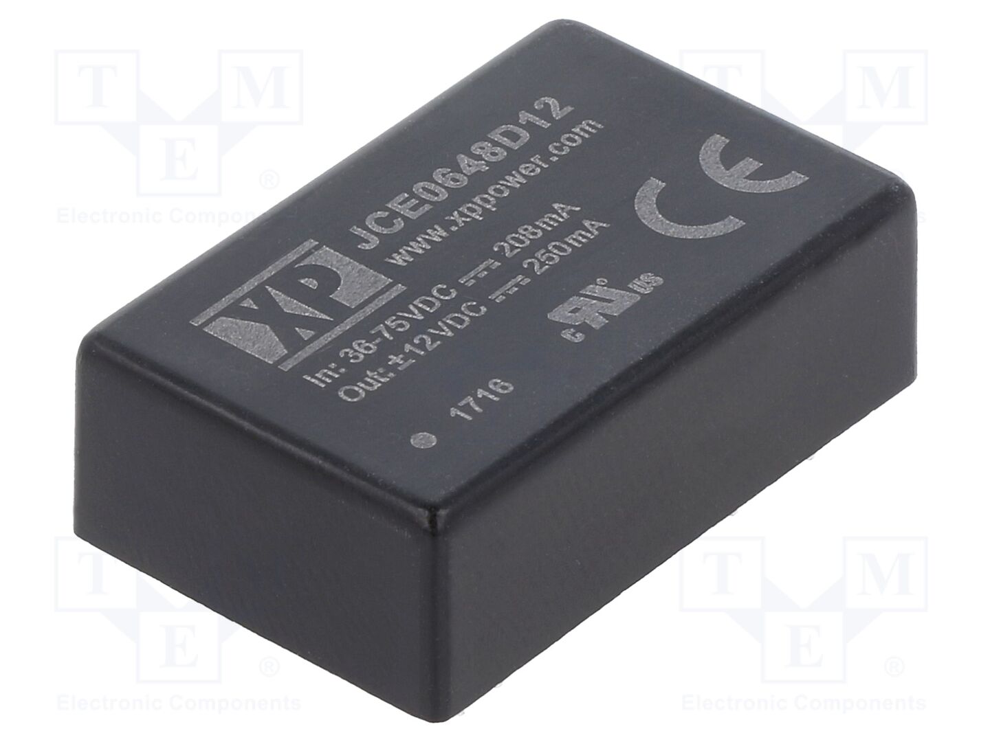 XP POWER JCE0648D12 DC/DC-muunnin 6W