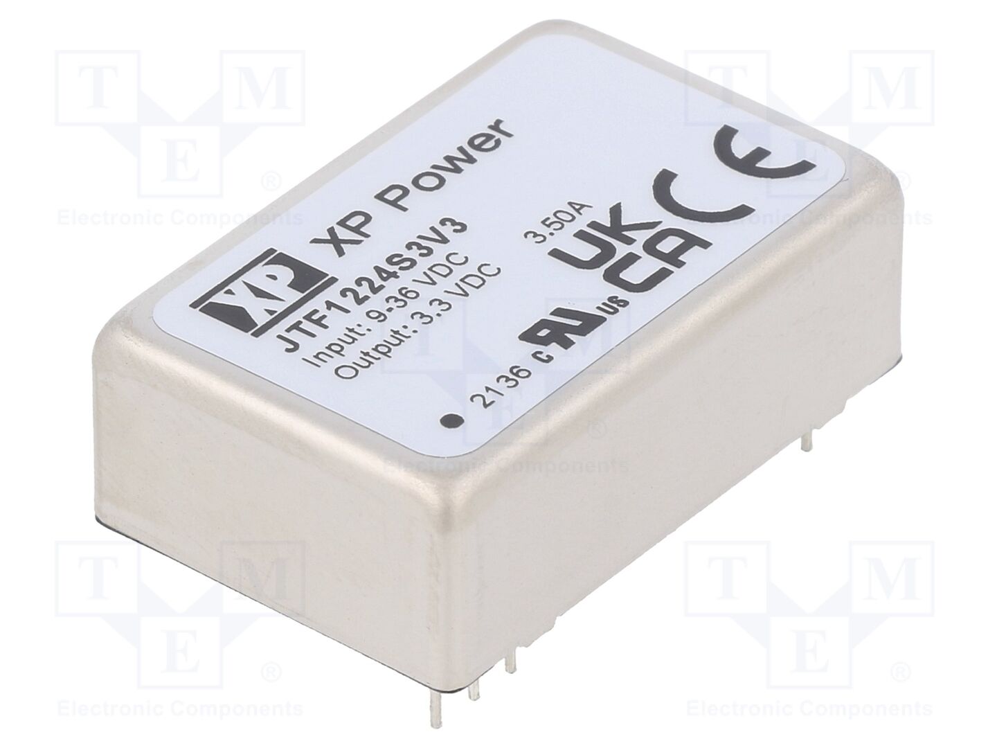 XP POWER JTF1224S3V3 DC/DC-muunnin 12W