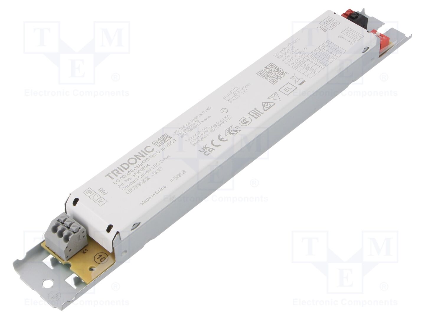 TRIDONIC LC 50W 200-350ML 170V FLEXC LP SNC4 LED-virtalähde