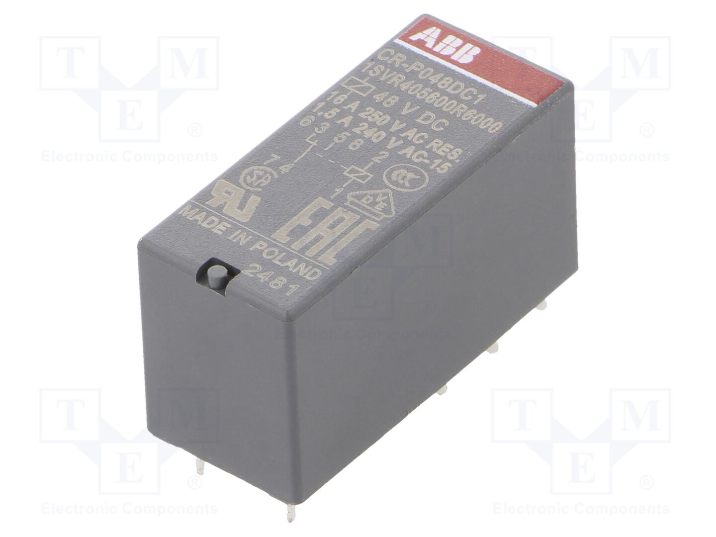 ABB CR-P048DC1 Sähkömagneettinen rele 48VDC
