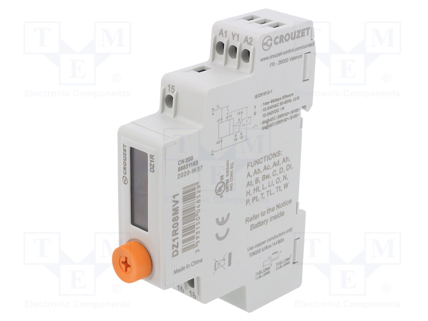 CROUZET DZ1R08MV1 Ajastin 12÷240VAC
