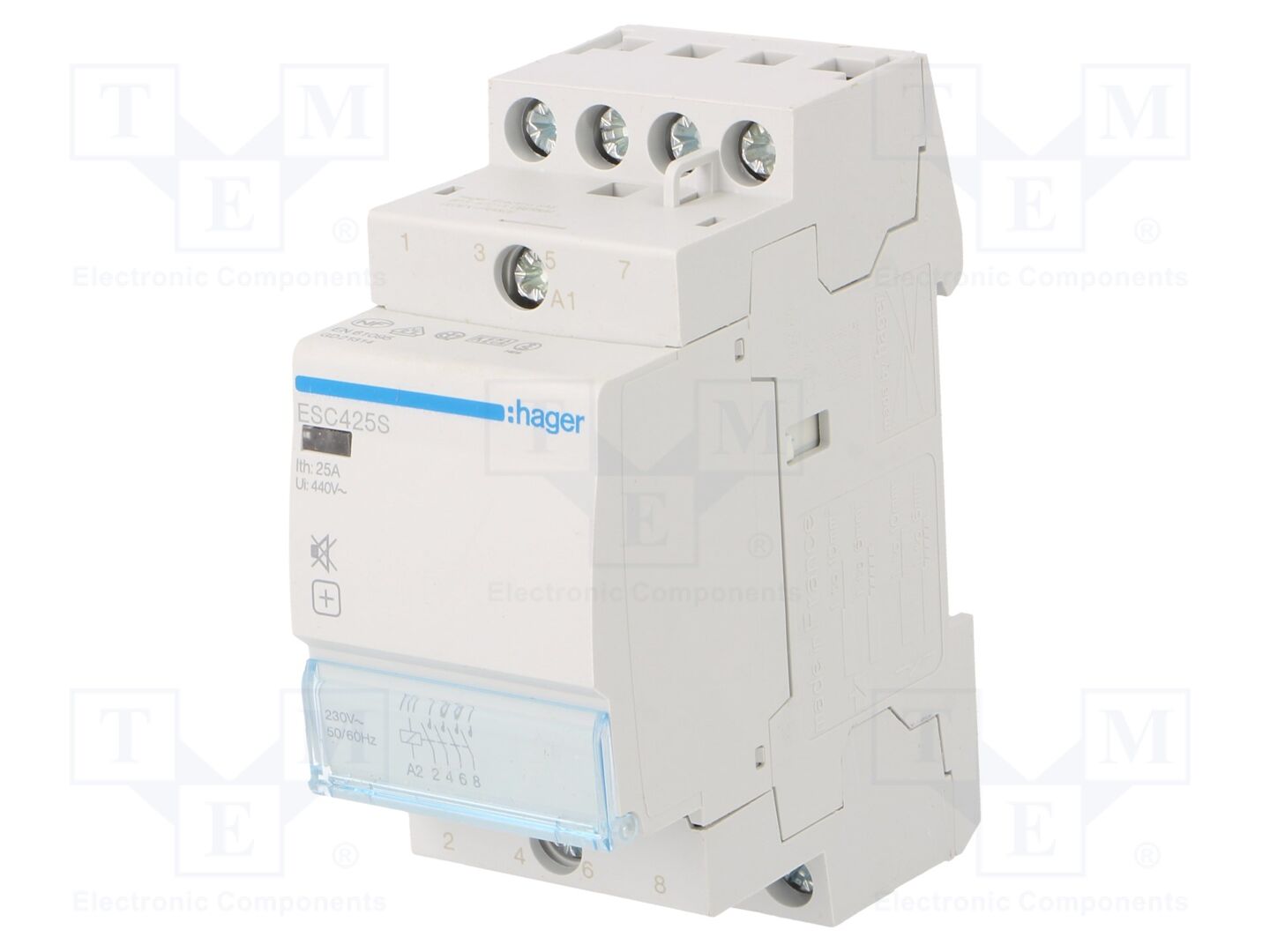 HAGER ESC425S Asennuskontaktori 25A