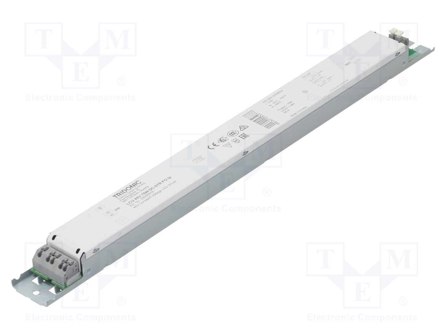 TRIDONIC LCU 48V 75W DC-STR FO LP LED-virtalähde 48VDC 75W