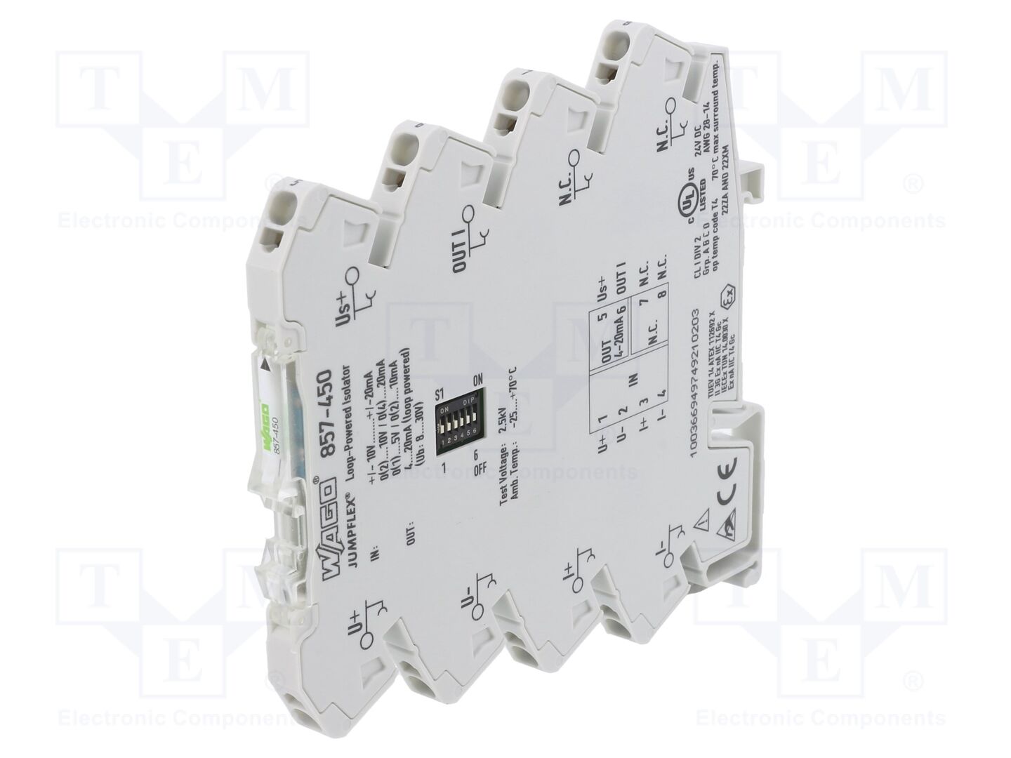 WAGO 857-450 Mittausmuunnin ja signaalierotin 8÷30VDC