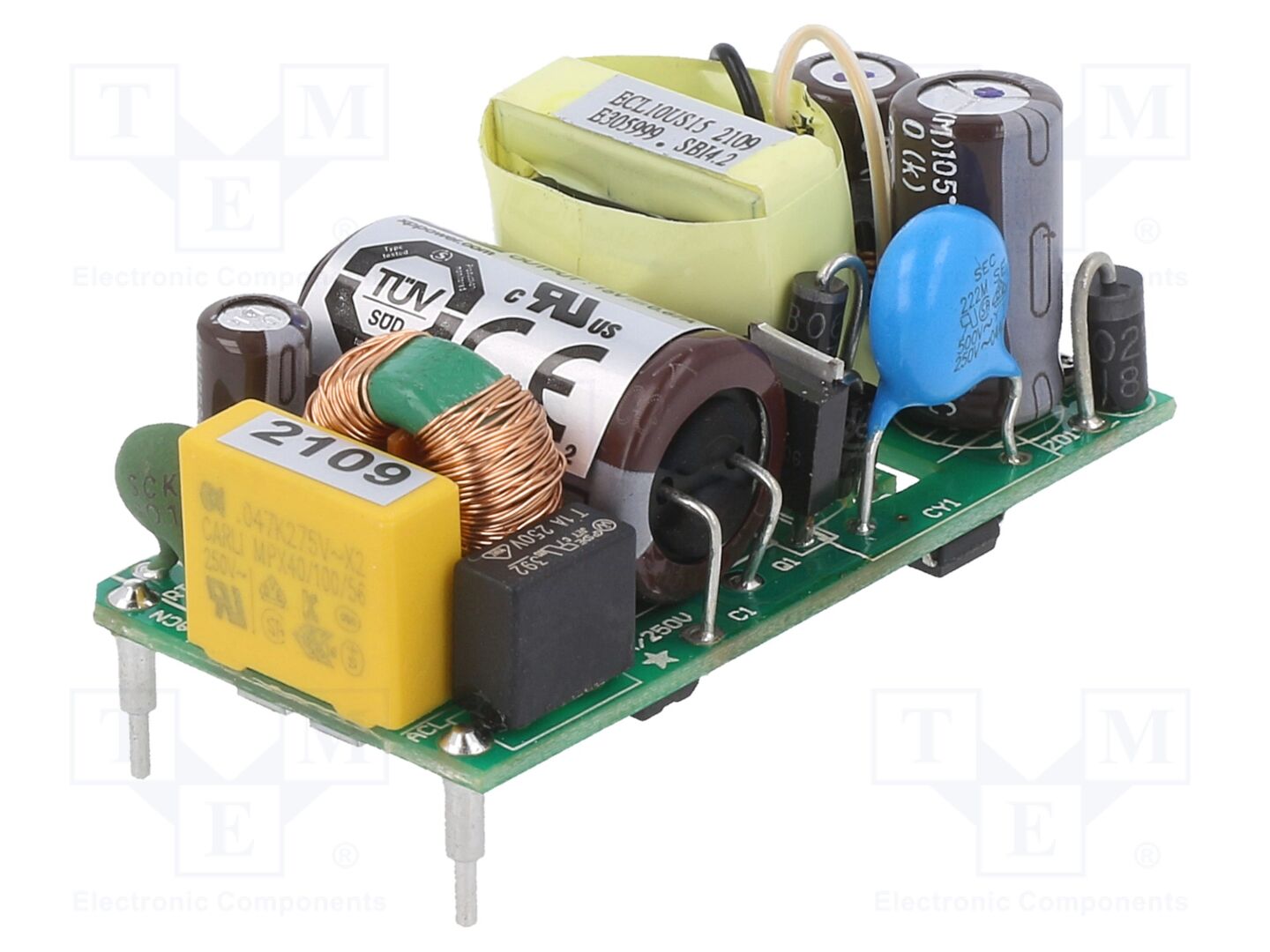 XP POWER ECL10US15-P Avoin kehikko -kytkentävirtalähde 10W