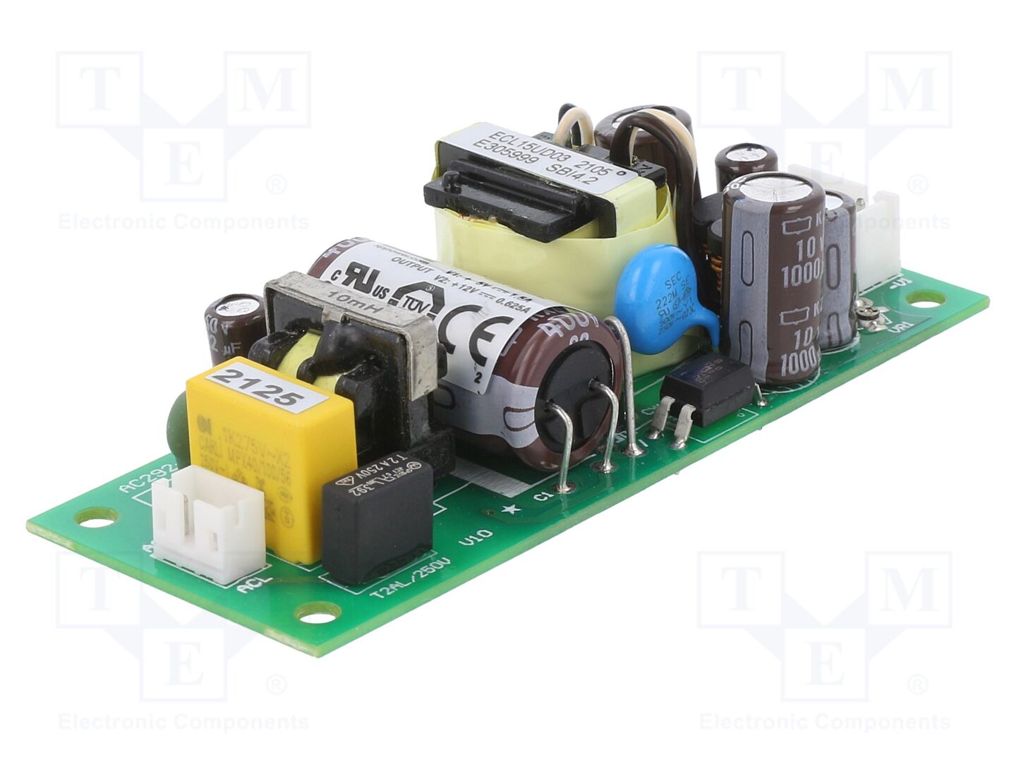 XP POWER ECL15UD03-T Avoin kytkinlähde 15W 85-264VAC