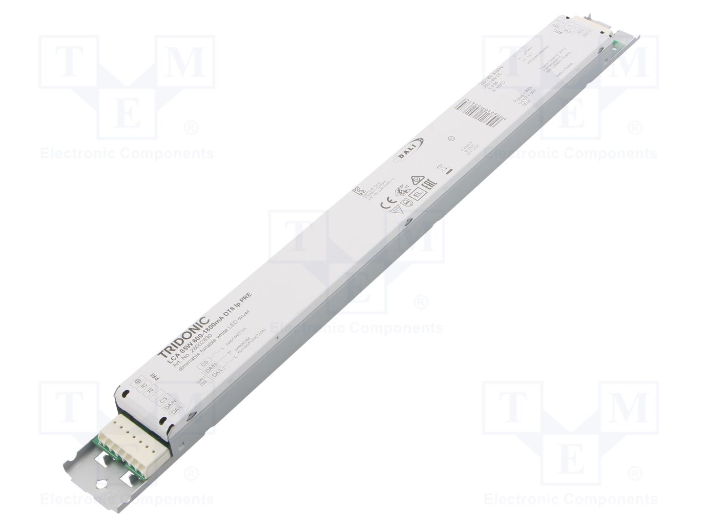 TRIDONIC LCA 85W 600-1800MA DT8 LP PRE LED-virtalähde 85W 20-50VDC