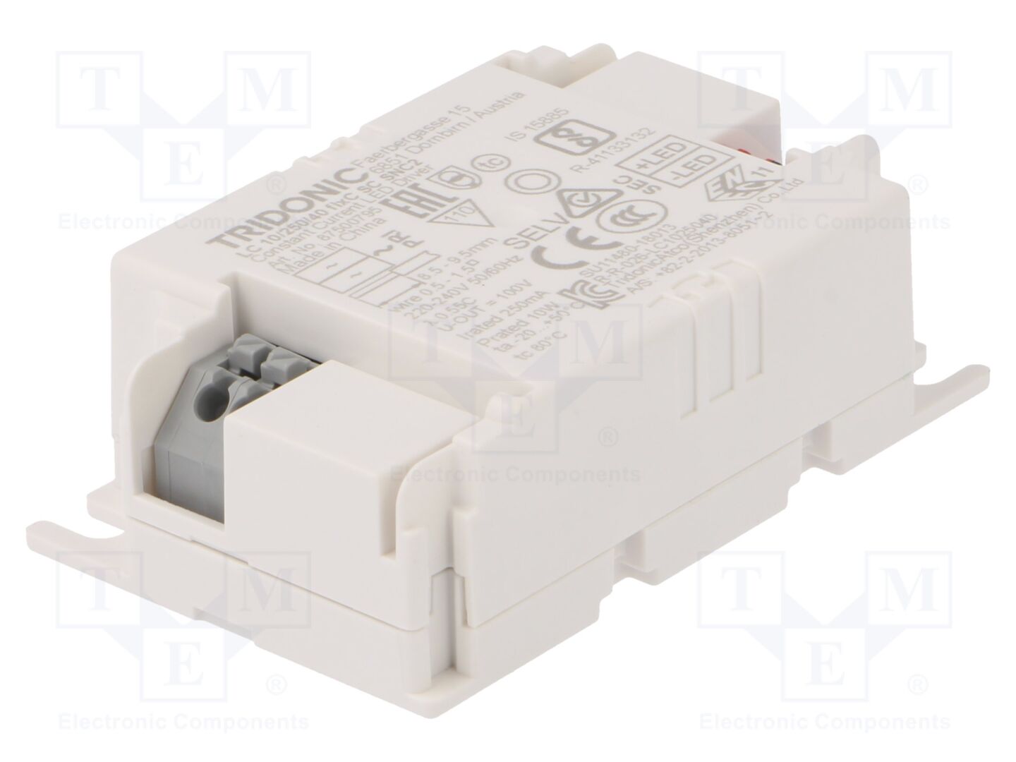 TRIDONIC LC 10W 250MA FIXC SC SNC2 LED-virtalähde 23-100VDC