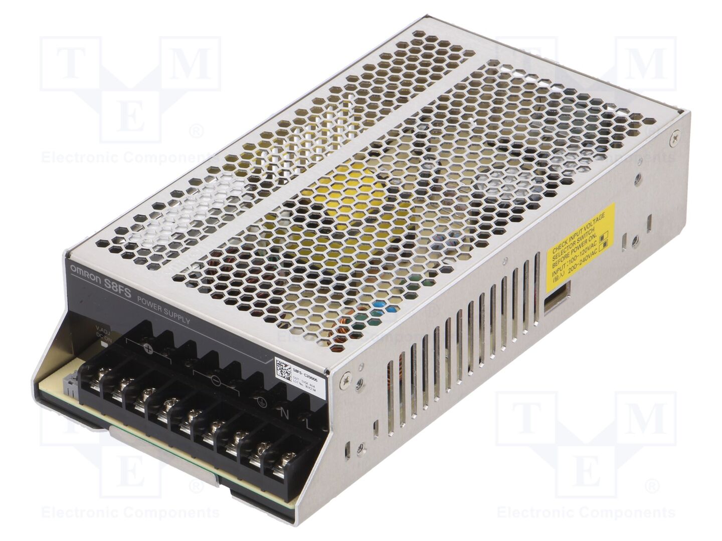 OMRON S8FS-C20005 Kytkinvirtalähde 200W 5VDC 40A DIN-kiskoon