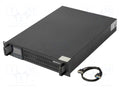 QOLTEC 53947 UPS-laite 2,4 kW 3 kVA 230V Rack-muotoinen