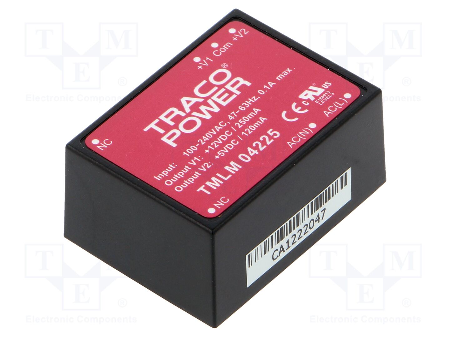 TRACO POWER TMLM04225 AC/DC-muunnin 3.5W