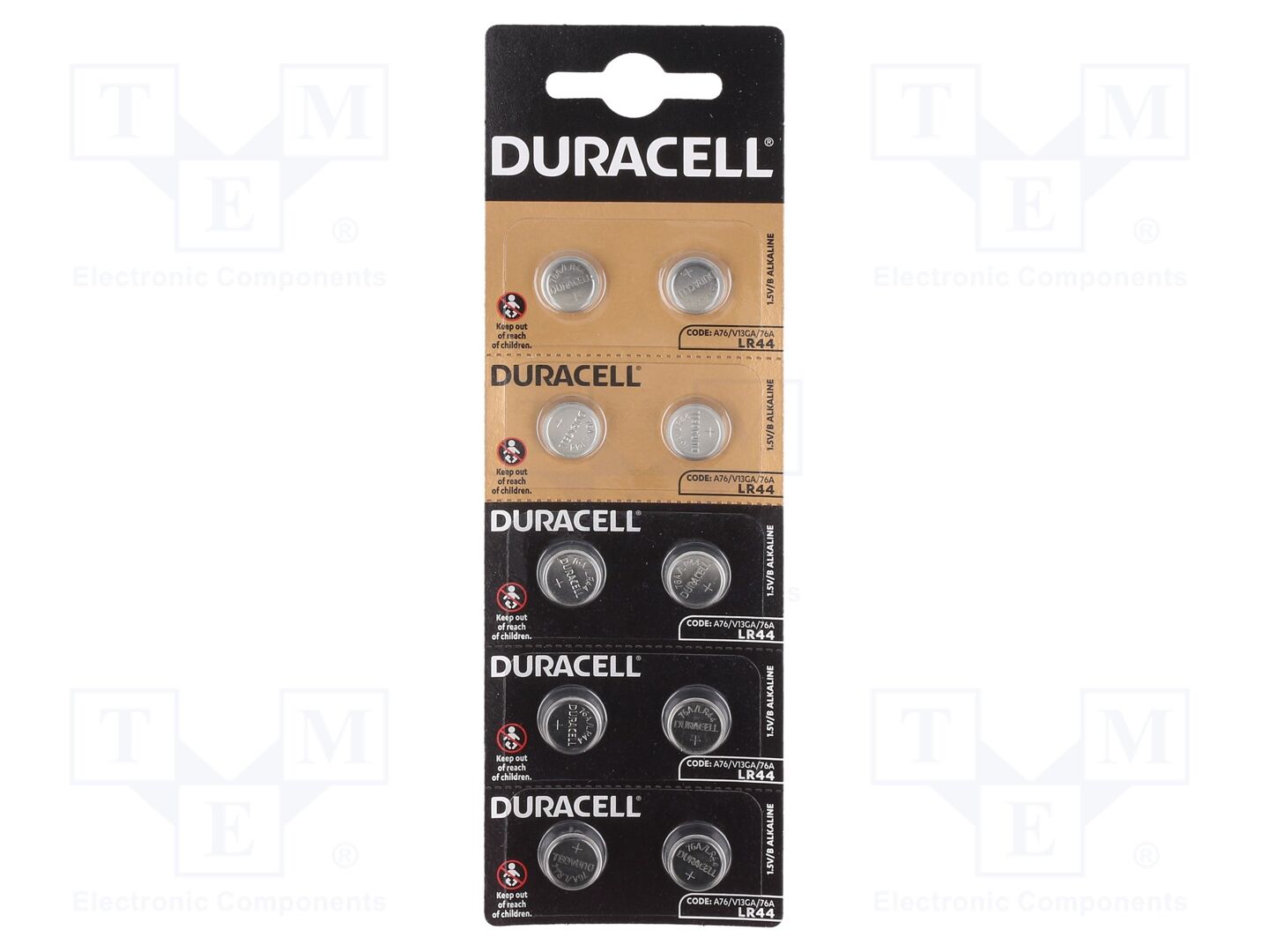 DURACELL BAT-LR44/DR-B10 Alkaliparisto 1.5V