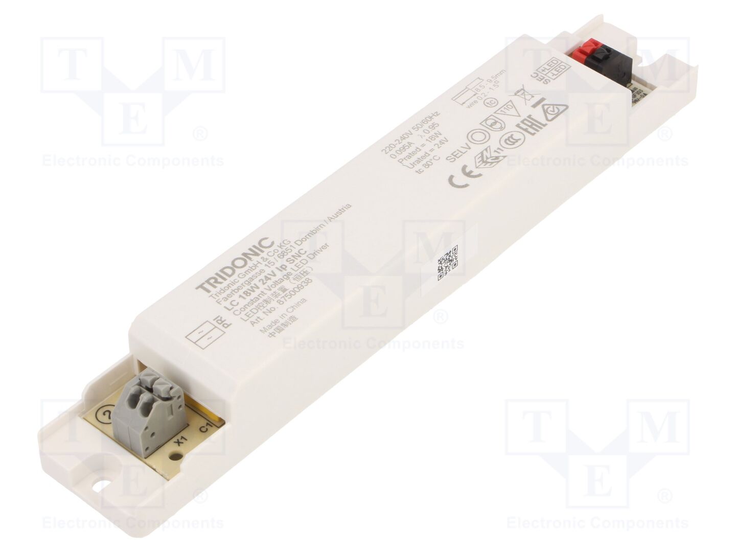 TRIDONIC LC 18W 24V IP20 LED-verkkolaite 198-264VAC