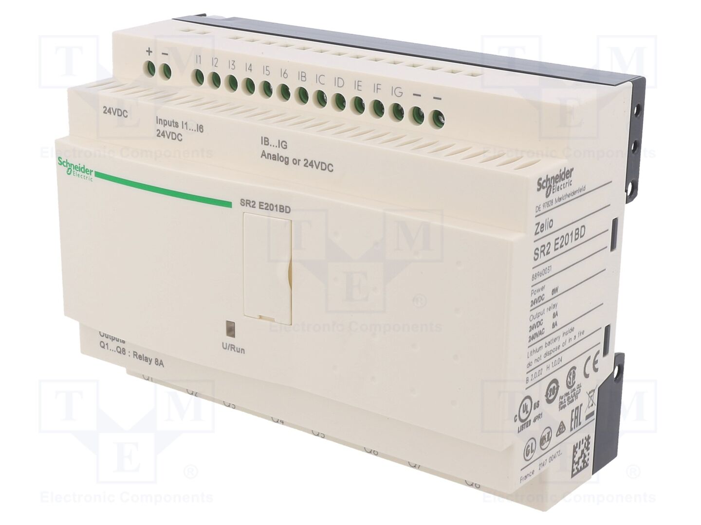 SCHNEIDER ELECTRIC SR2E201BD Ohjelmoitava rele 12 tuloa
