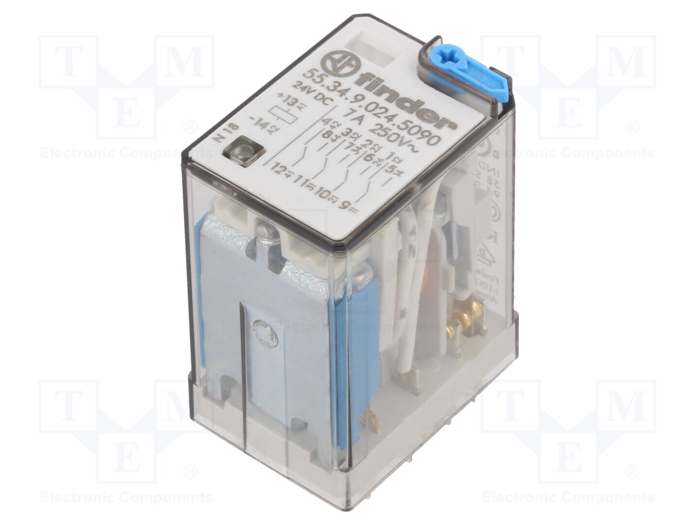 FINDER 55.34.9.024.5090 Sähkömagneettinen rele 24VDC