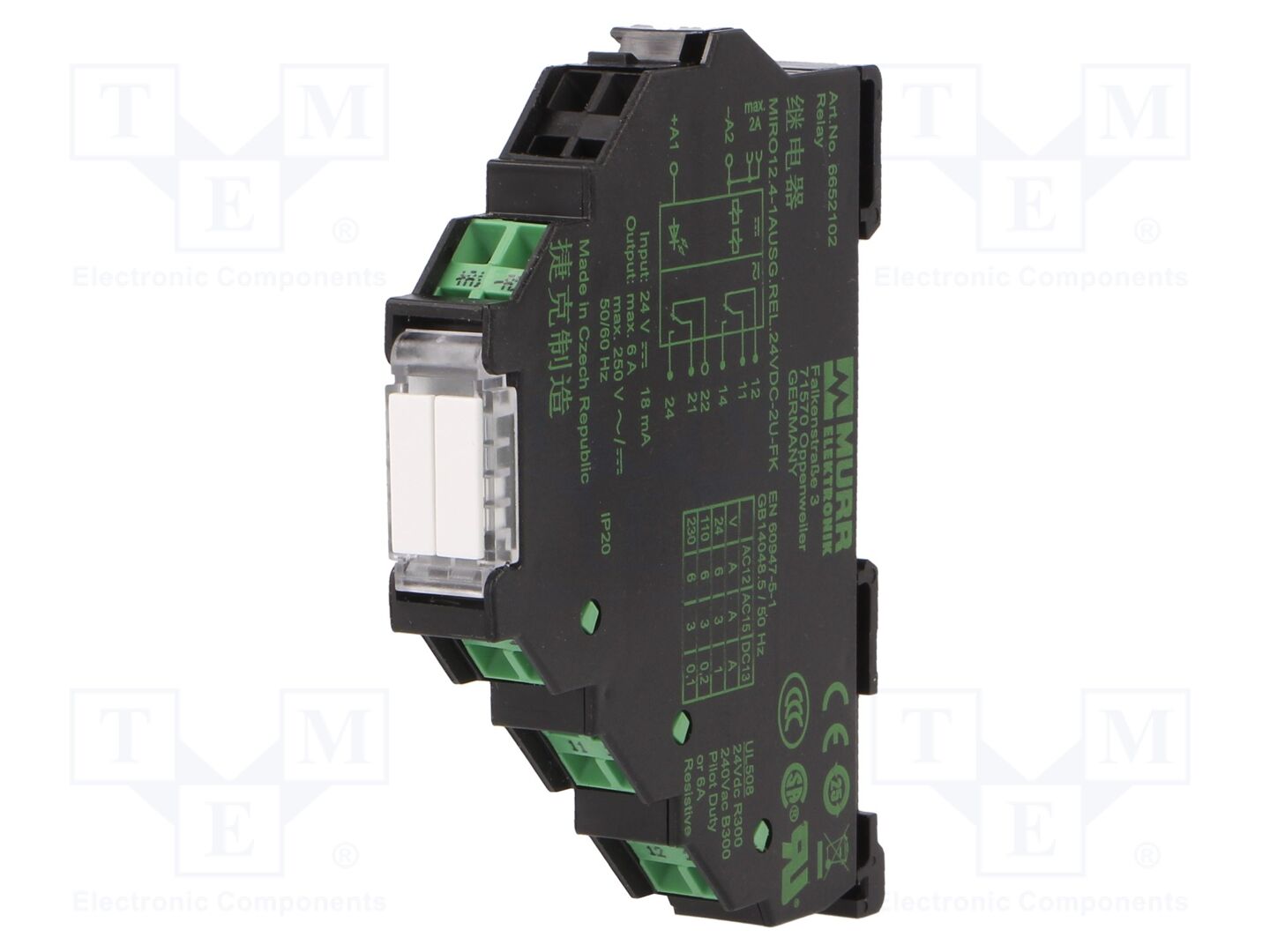 MURRELEKTRONIK 6652102 Liitäntärele 24VDC