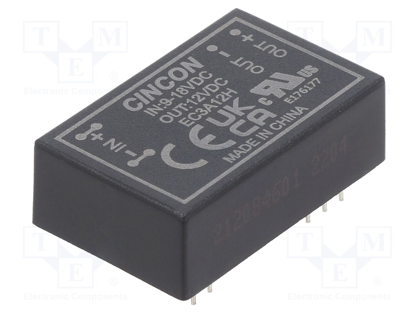 CINCON EC3A12H DC/DC-muunnin 3W