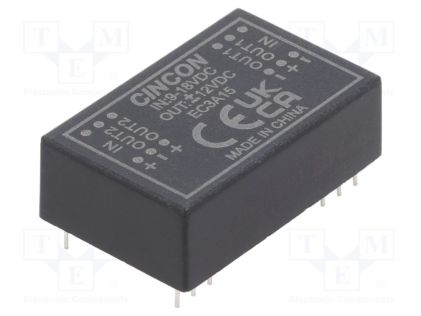 CINCON EC3A15 DC/DC-muunnin 3W, 12VDC